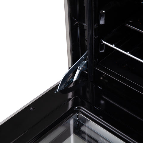 Forno Loiano 24 Inch Freestanding Electric Range Stainless Steel with Storage Drawer