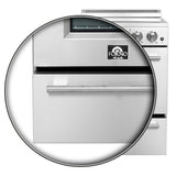 Forno Loiano 24 Inch Freestanding Electric Range Stainless Steel with Storage Drawer
