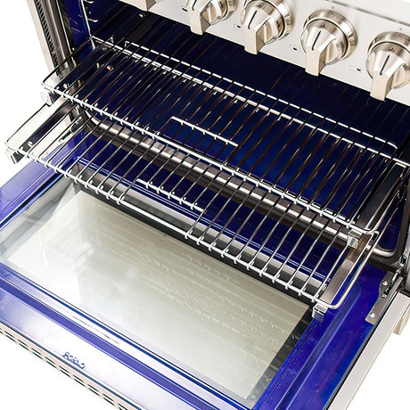 Forno Massimo 30-Inch Freestanding Dual Fuel Range, 4 Burners, Double Convection Ovens