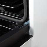 Forno Leonardo Espresso 30-Inch White Gas Range, 5 Burners, 39,500 BTU, 5 cu.ft Convection Oven