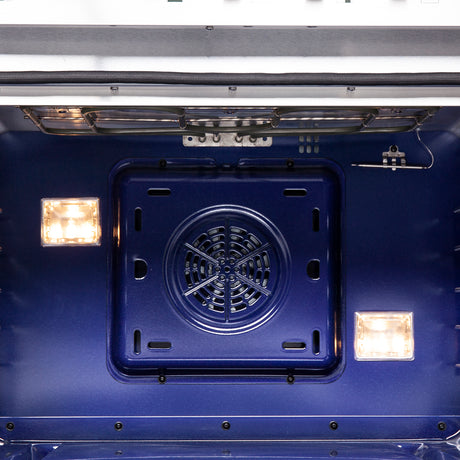 Forno Capriasca 48-Inch Freestanding French Door Dual Fuel Range, 8 Burners, True Convection Oven