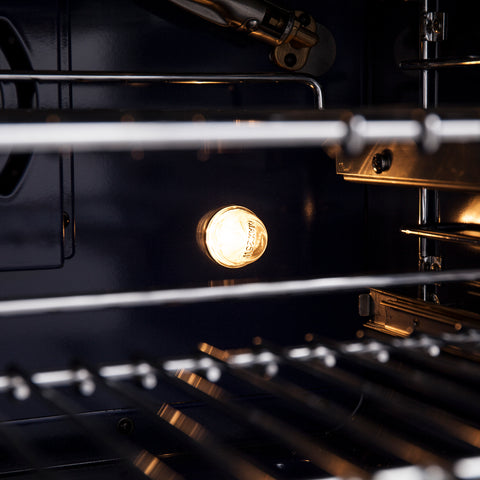 Forno Massimo 30-Inch Freestanding French Door Gas Range, 4 Burners, Convection Oven, Energy Efficient