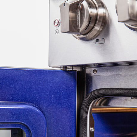 Forno Massimo 36-Inch Freestanding French Door Gas Range, 6 Burners, Convection Oven, Energy Efficient