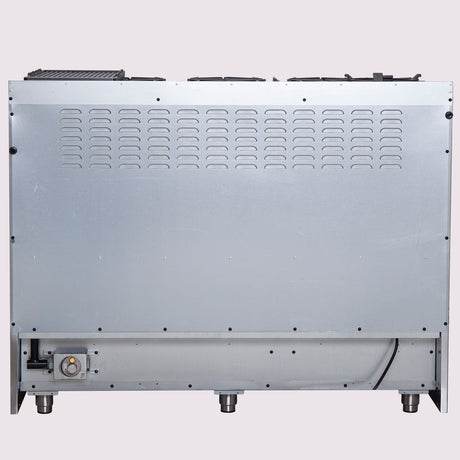 Forno Galiano 48-Inch Freestanding French Door Gas Range, 8 Burners, Griddle, Convection Oven, Energy Efficient