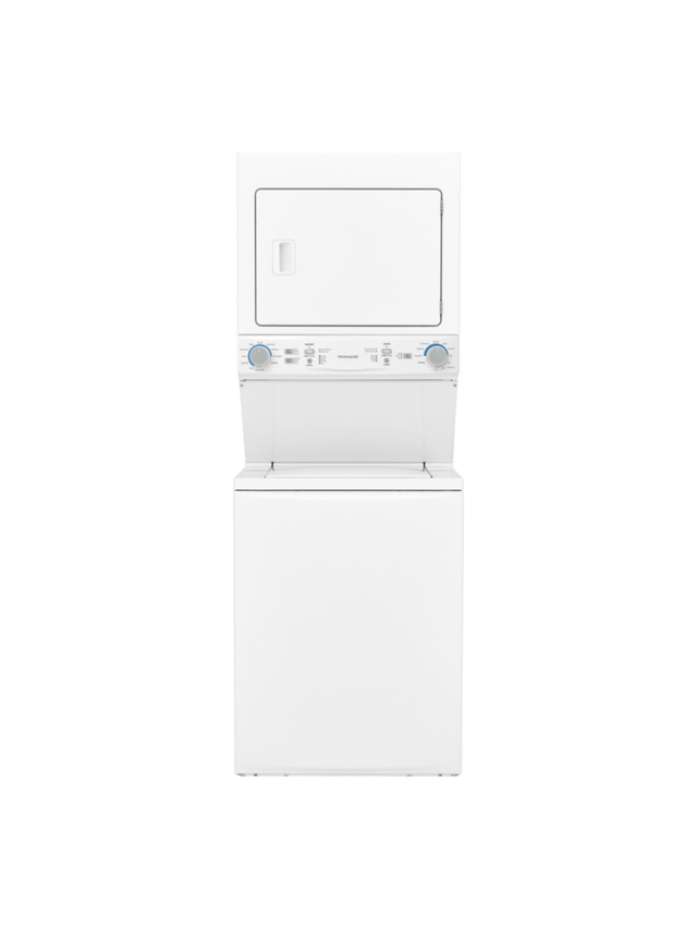 Frigidaire - 3.9 cu. ft. Washer and 5.6 cu. ft. Gas Dryer Combo in White with Quick Wash & Dry Cycle, MaxFill and Long Vent