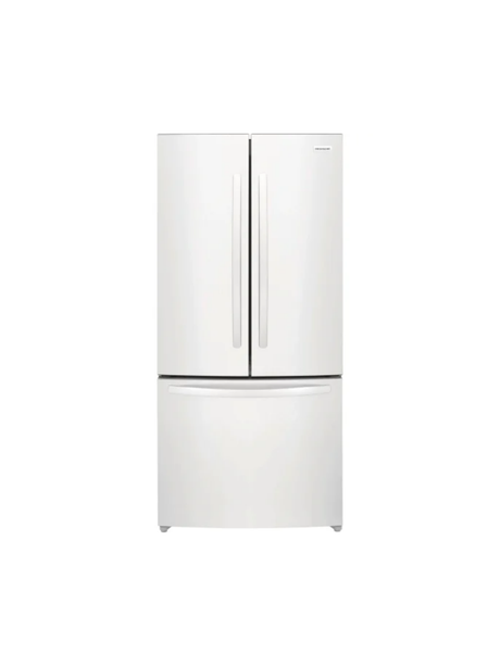Frigidaire - 31.5 in. 18 cu. ft. Counter-Depth French Door Refrigerator in White with CrispSeal crispers
