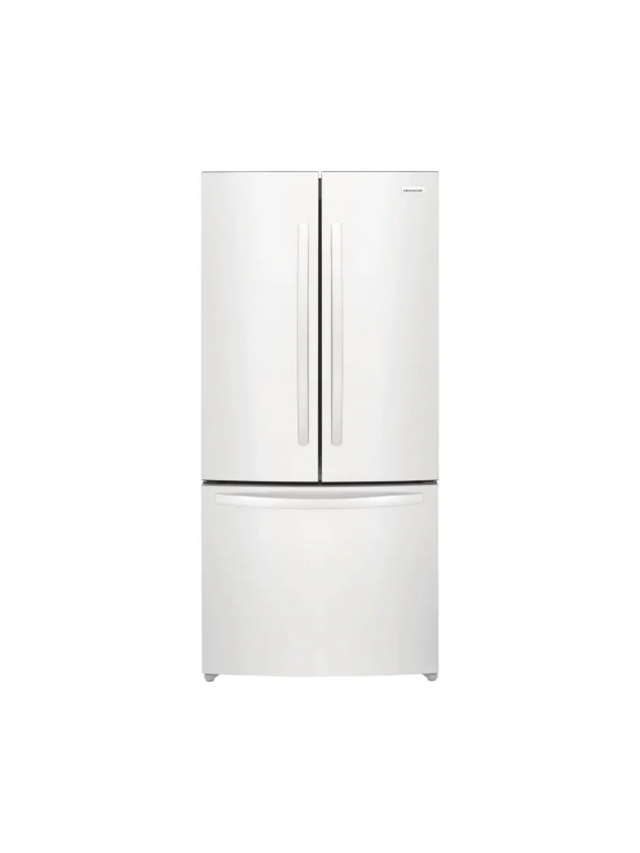 Frigidaire - 31.5 in. 18 cu. ft. Counter-Depth French Door Refrigerator in White with CrispSeal crispers
