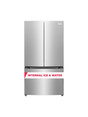 Frigidaire - 35 in. 20 cu. ft. Counter-Depth French Door Refrigerator in Stainless Steel Look with CrispSeal Crispers
