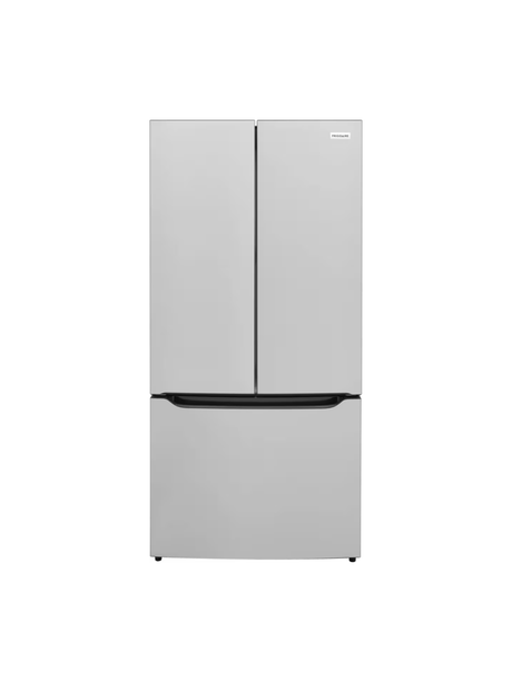 Frigidaire - 33 in. 20 cu. ft. Counter-Depth French Door Refrigerator in Stainless Steel Look with CrispSeal crispers
