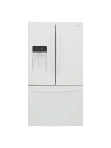 Frigidaire - 28 Cu. Ft. Standard Depth French Door Refrigerator in White, ENERGY STAR