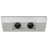 Forno Frassanito 48-Inch Recessed Range Hood, Stainless Steel Baffle Filters, LED Lighting