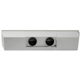 Forno Frassanito 60-Inch Recessed Range Hood, Stainless Steel Baffle Filters, LED Lighting