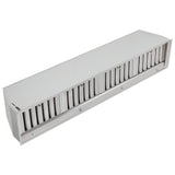 Forno Frassanito 60-Inch Recessed Range Hood, Stainless Steel Baffle Filters, LED Lighting