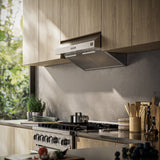 Forno Bari Espresso 30-Inch Under Cabinet Range Hood, Stainless Steel, 400 CFM, LED Lighting, Dishwasher-Safe Baffle Filters, 4-Speed Fan Control