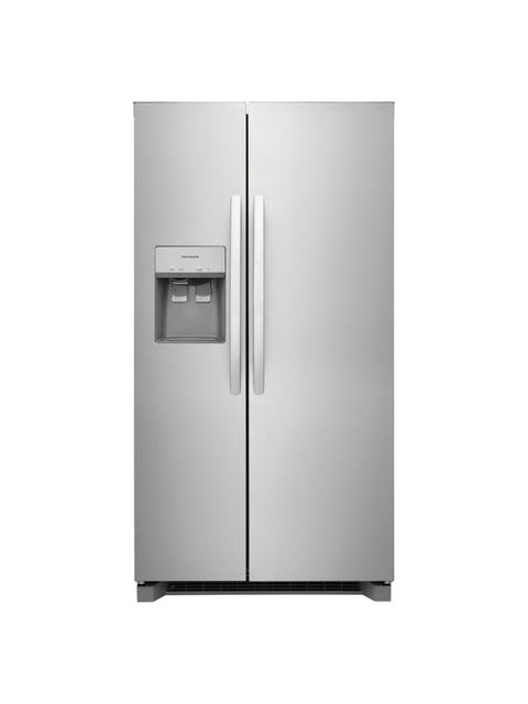 Frigidaire - 36.1 in. 22.3 cu. ft. Counter Depth Side-by-Side Refrigerator in Stainless Steel