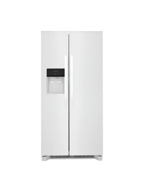 Frigidaire - 33 in. 22.3 cu. ft. Standard Depth Side by Side Refrigerator in White

