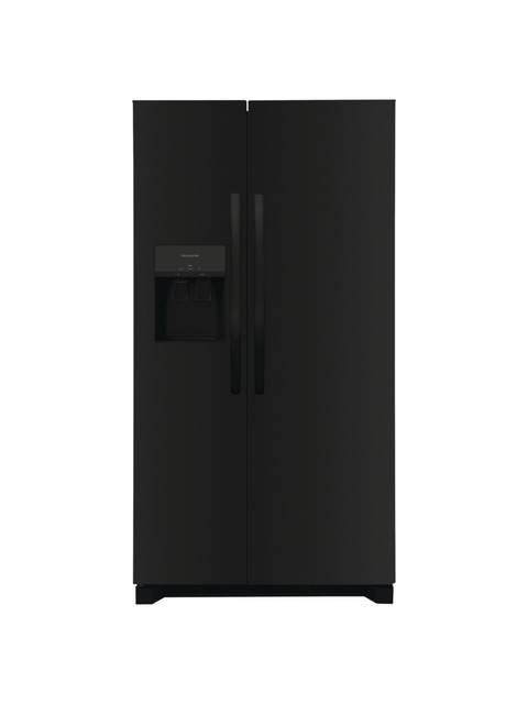 Frigidaire - 36 in. 26 cu. ft. Standard Depth Side by Side Refrigerator in Black