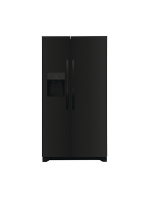 Frigidaire - 36 in. 26 cu. ft. Standard Depth Side by Side Refrigerator in Black