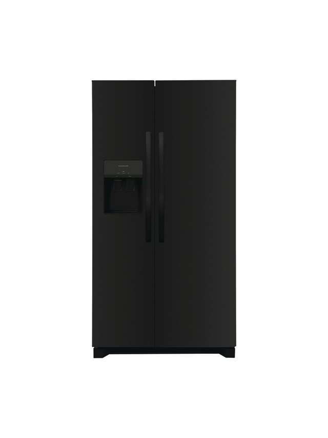 Frigidaire - 36 in. 26 cu. ft. Standard Depth Side by Side Refrigerator in Black