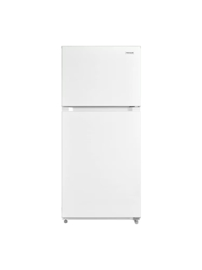 Frigidaire - 29.7 in. 19 cu. ft. Standard Depth Garage Ready Top Freezer Refrigerator in White w/ Humidity-Controlled Crisper Drawers
