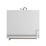 Forno Milano 2-Piece 62-Inch Freestanding Dual Bottom Freezer Refrigerator, White – 34.4 cu.ft, Touch Control, Ice Maker