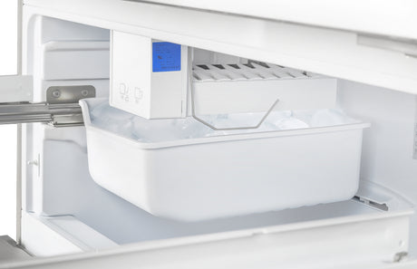 Forno Moena 36-Inch French Door Refrigerator, 19.2 cu.ft, Counter Depth, Ice Maker, Stainless Steel Interior Panel, ENERGY STAR Certified