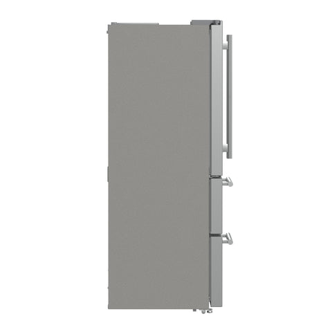 Forno Moena 36-Inch French Door Refrigerator, 19.2 cu.ft, Counter Depth, Ice Maker, Stainless Steel Interior Panel, ENERGY STAR Certified