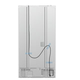 FORNO Premium 2 Pieces Kitchen Bundle - Leonardo Espresso 30-Inch White Electric Range, Moena Espresso 36-Inch White French Door Refrigerator