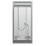 Forno Moena 40-Inch French Door Refrigerator, Stainless Steel, 19.2 cu.ft, Modern Decorative Grill, ENERGY STAR Certified