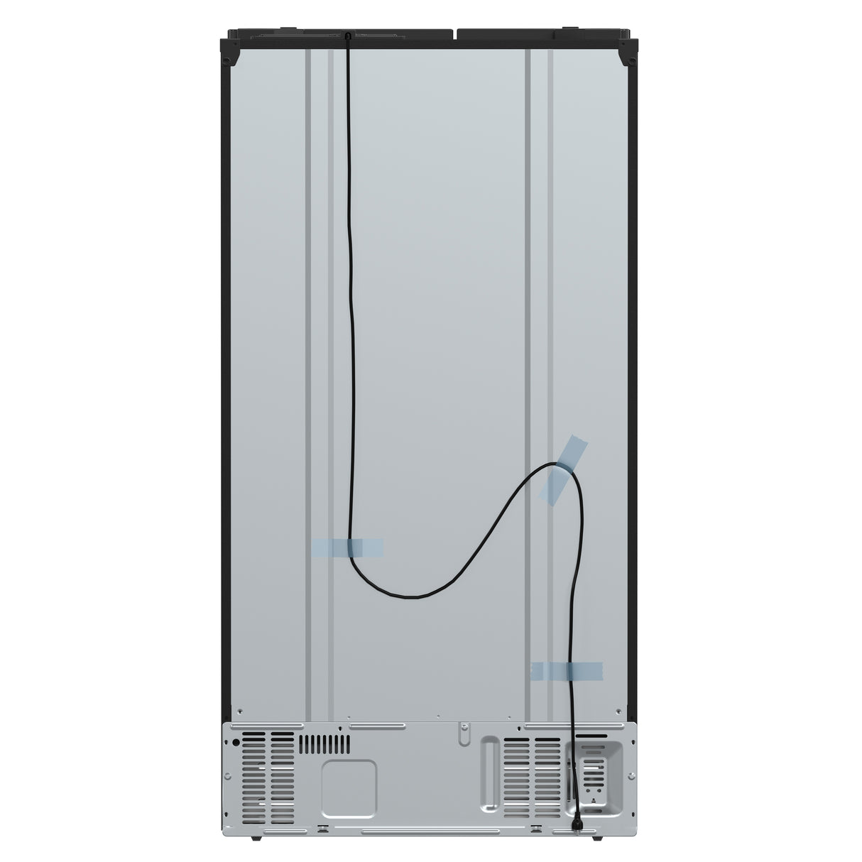 Forno Salerno Espresso 36-Inch Black Side-by-Side Refrigerator, 20 Cu. Ft., Frost-Free, Ice & Water Dispenser, ENERGY STAR Certified