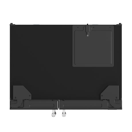 Forno Salerno Espresso 36-Inch Black Side-by-Side Refrigerator, 20 Cu. Ft., Frost-Free, Ice & Water Dispenser, ENERGY STAR Certified