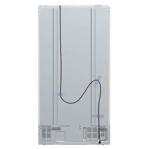 Forno Salerno Espresso 36-Inch White Side-by-Side Refrigerator, 20 Cu. Ft., Frost-Free, Ice & Water Dispenser, ENERGY STAR Certified