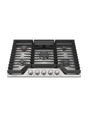 Frigidaire - Gallery 30 in. Gas Cooktop in Stainless Steel with 5-Burners, including Quick Boil and Simmer Burner
