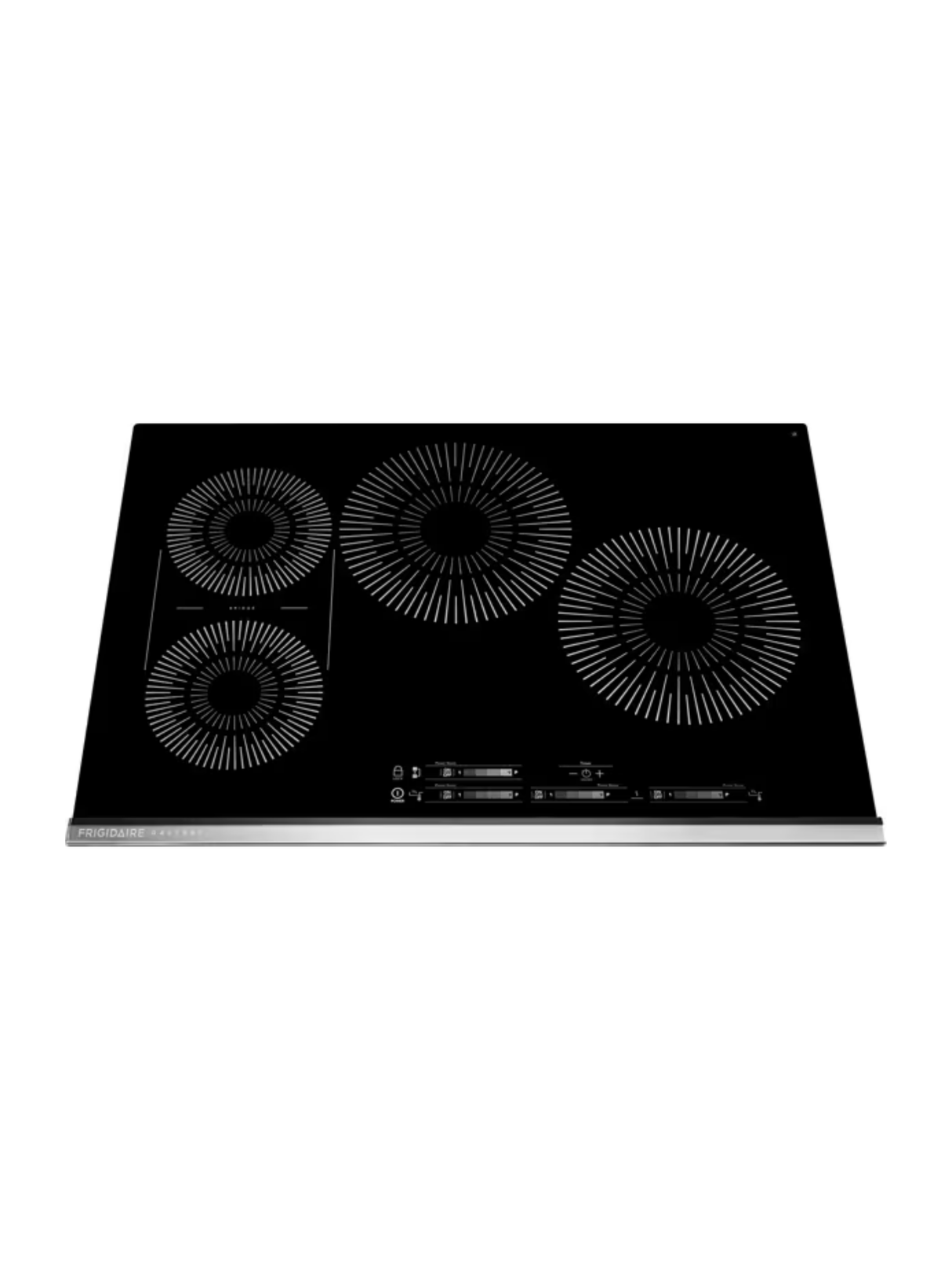 Frigidaire - Gallery 30 in. Induction Modular Cooktop in Black with 4 Burner Elements, including Bridge Burner for Griddle