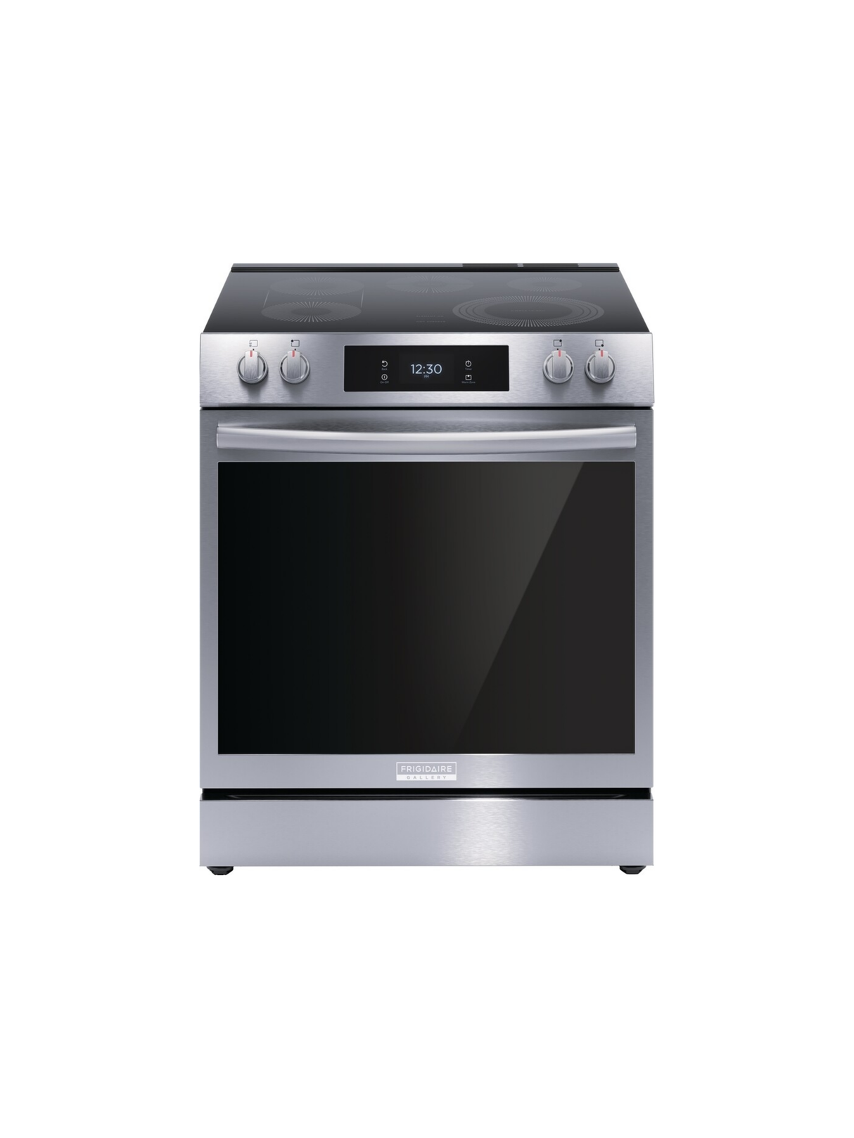 Frigidaire - Gallery 30 in. 6.2 cu.ft. 5 Element Slide-In Electric Range w/ Total Convection & Air Fry, SmudgeProof Stainless
