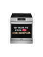 Frigidaire - Gallery 30 in. 5 Element Slide-In Electric Range in Smudge-Proof Stainless Steel with Stone-Baked Pizza
