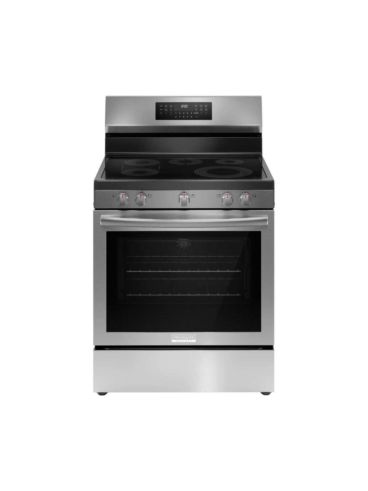 Frigidaire - Gallery 30 in 5 Element Freestanding Range w/ Total Convection and Air Fry , SmudgeProof Stainless