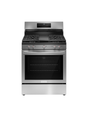 Frigidaire - Gallery 30 in. 5 Burner Freestanding Gas Range in Stainless Steel with True Convection and Air Fry
