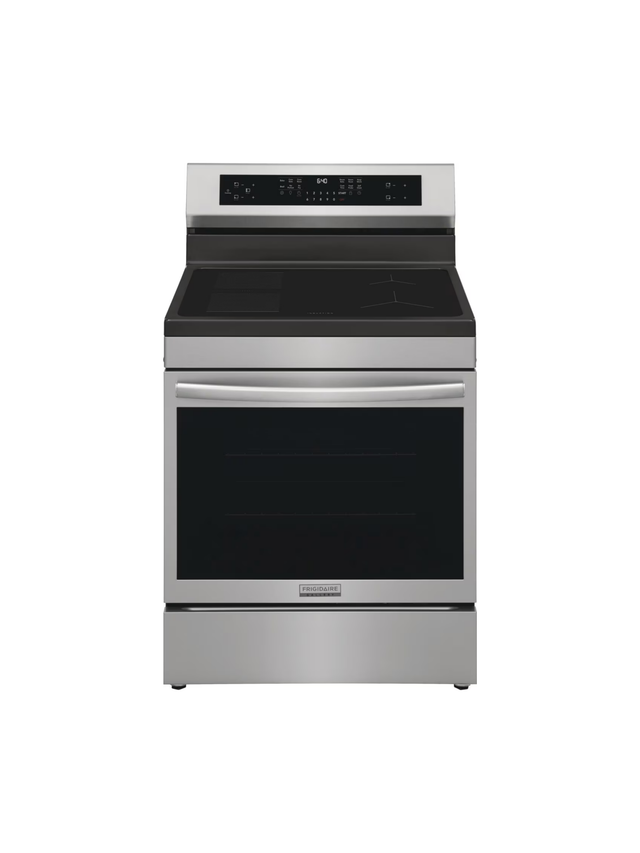 Frigidaire - Gallery 30 in. 4 Element Free-Standing Induction Range in Stainless Steel with Air Fry and Total Convection
