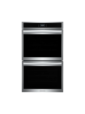 Frigidaire - Gallery 30 in. Double Electric Built-In Wall Oven with Total Convection in Smudge-Proof Stainless Steel