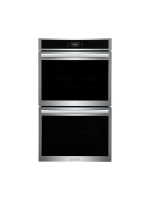 Frigidaire - Gallery 30 in. Double Electric Built-In Wall Oven with Total Convection in Smudge-Proof Stainless Steel