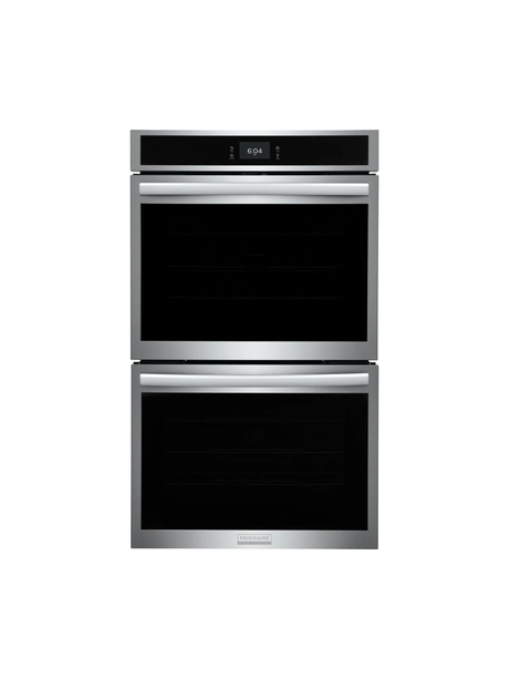 Frigidaire - Gallery 30 in. Double Electric Built-In Wall Oven with Total Convection in Smudge-Proof Stainless Steel
