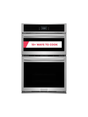 Frigidaire - Gallery 27 in. Electric Built-In Wall Oven and Microwave Combination w/ Total Convection, Smudge-Proof Stainless Steel
