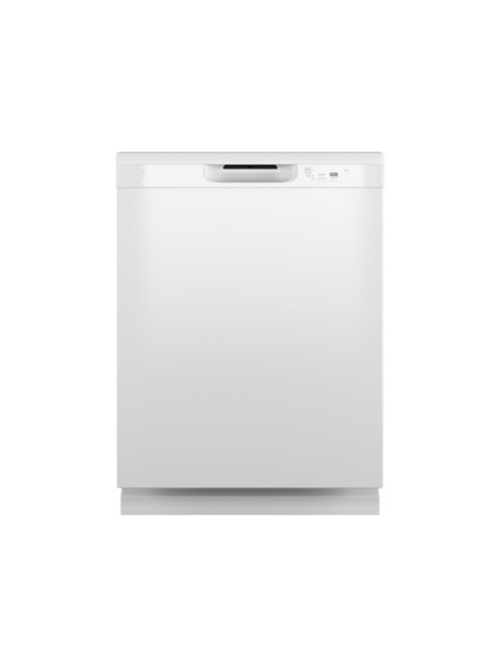 GE - 24 in. Built-In Tall Tub Front Control White Dishwasher with 60 dBA, ENERGY STAR

