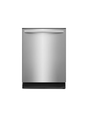 Frigidaire - Gallery 24 in. Top Control Standard Built-in Dishwasher in Smudge-Proof Stainless Steel with 4-Cycles, 51 dBA