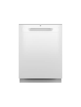 GE - 24 in. Built-In Tall Tub Top Control White Dishwasher w/3rd Rack, Bottle Jets, 50 dBA