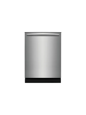 Frigidaire - Gallery 24 in Top Control Standard Built-In Dishwasher in Stainless Steelwith 8-Cycles, Ultra Quiet 42 dBA