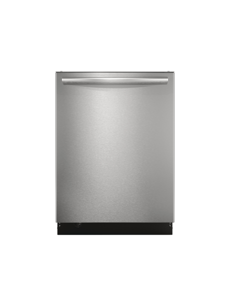 Frigidaire - Gallery 24 in Top Control Built-In Tall Tub 47 dBA Dishwasher in Stainless Steel with 7 Cycles and CleanBoost
