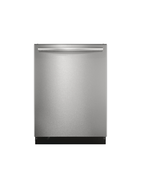 Frigidaire - Gallery 24 in Top Control Built-In Tall Tub 47 dBA Dishwasher in Stainless Steel with 7 Cycles and CleanBoost