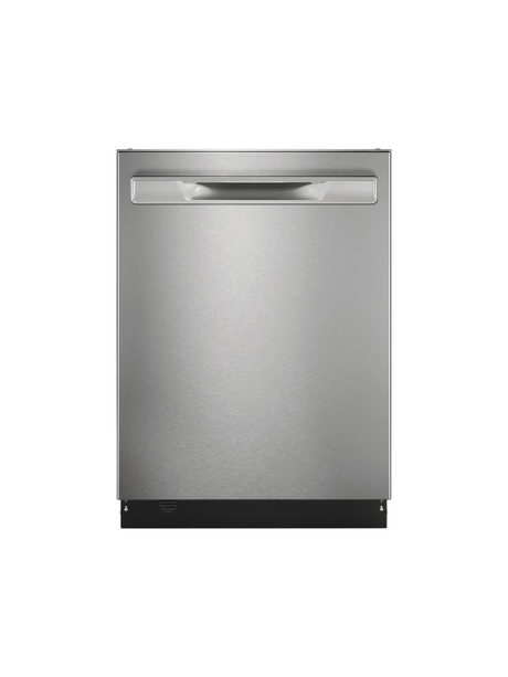 Frigidaire - Gallery 24 in. Top Control Built -In Tall Tub 49 dBA Dishwasher in Stainless Steel with 7-Cycles and 50 Min. Normal Wash
